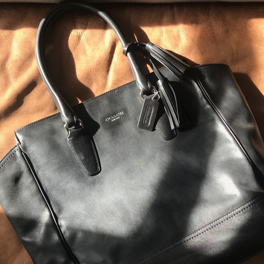 COACH Genuine Leather Tote